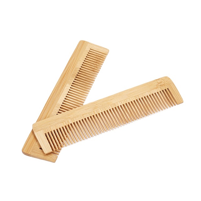 Custom Wholesale Cheap Eco-friendly Bamboo Wooden Hair Comb Brush Hotel Amenities