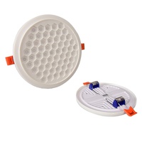 Panneau lumineux Led en aluminium, sans cadre, 10W, 18W, 24W, 36W, IP20