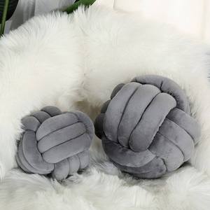 New Arrival Decorative Knot Pillow Soft <b>Round</b> <b>Cushion</b> for Sofa Bed Chair Bedroom Living Room Home Decoration Gift - Product Image 1