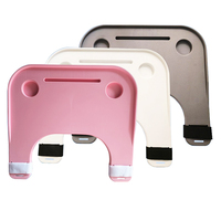 Produit de centre de soins supérieur, ABS solide, plateau de table de fauteuil roulant facile à nettoyer et amovible avec porte-boisson pour le dîner