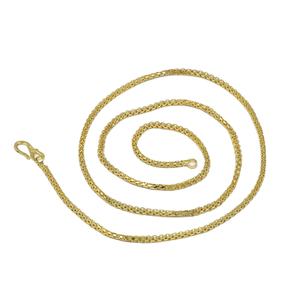 Collier pour femme en laiton plaqué or micro 14K 18K 24K, style moderne et élégant, idéal pour le quotidien, vente en gros - Product Image 3