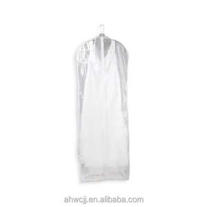 <span class=keywords><strong>Housse</strong></span> de robe de mariée portable en PVC, sac à vêtements pliable avec fermeture éclair pour le rangement, <span class=keywords><strong>housse</strong></span> anti-poussière pour vêtements suspendus, costume de voyage - Product Image 2