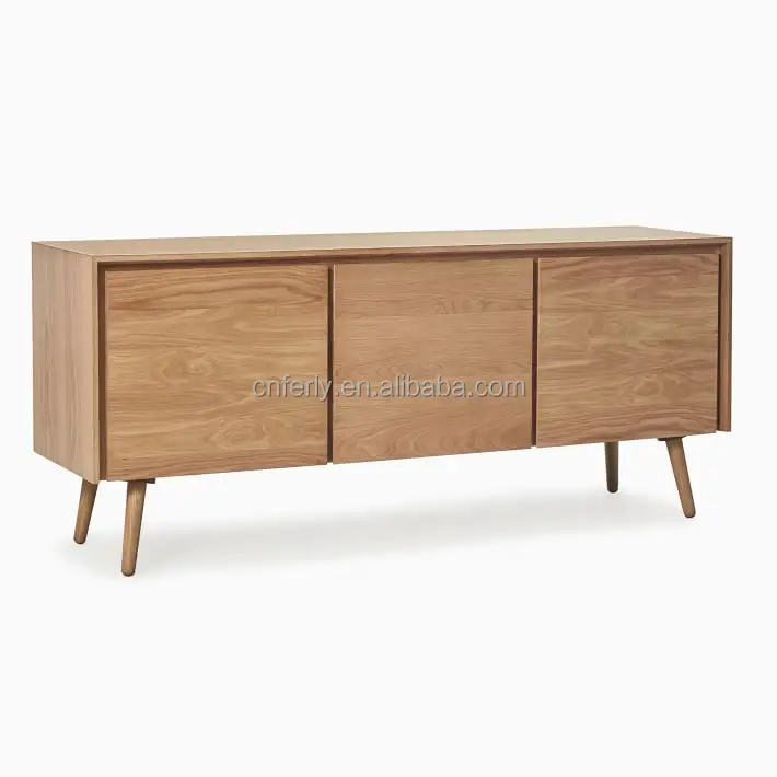 Moderne Eetkamer Meubels Buffet Houten Buffet Kast Massief Eiken Met Eiken Fineer In Een Natuurlijke Afwerking Hout Buffet Tafel