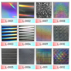 Feuille de gaufrage à chaud en aluminium multicolore de fabrication chinoise, matériau PET pour application sur papier, feuille de gaufrage à chaud dorée - Product Image 3