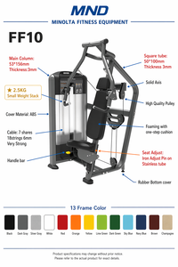 MND-FF10 Appareil de <span class=keywords><strong>musculation</strong></span> professionnel de haute qualité pour la <span class=keywords><strong>musculation</strong></span>, presse pectorale à charges guidées, équipement de gym commercial populaire - Product Image 5