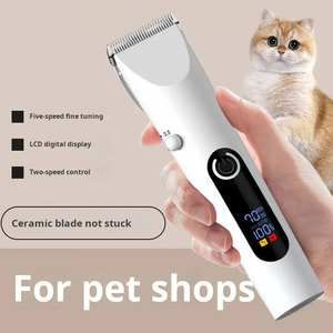 Ensemble de tondeuses à cheveux portables rechargeables à faible bruit en ABS, pour barbier professionnel et salon de coiffure, tondeuses de précision pour toilettage - Product Image 5