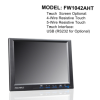 Moniteur LCD portable FEELWORLD FW1042AHT 10,4 pouces 4:3 pour projets DIY Raspberry Pi, service de personnalisation de logo