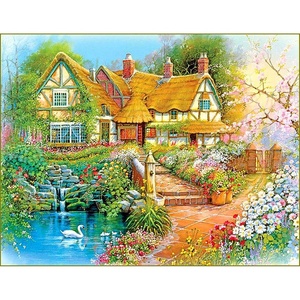 Kit <span class=keywords><strong>de</strong></span> <span class=keywords><strong>peinture</strong></span> au diamant pour paysages <span class=keywords><strong>de</strong></span> <span class=keywords><strong>printemps</strong></span> kit d'art au diamant <span class=keywords><strong>peinture</strong></span> d'art en mosaïque pour adultes - Product Image 1