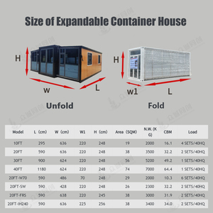 Casa Contenedor Expandible de 20, 30 y 40 pies, Módulos Prefabricados Tipo Granny Pod, Casa Pequeña Autónoma, Casa de Huéspedes Plegable, Villa Solar, Hotel - Product Image 5