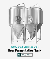 Fermenteur isobare conique HEM Hermann Glycol Jacket pour la fermentation de bière, 1500L, 2000L, 2500L, 3000L, par lot, garantie 6 ans