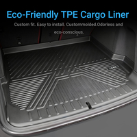 Tapis de coffre arrière personnalisé en TPE antidérapant pour Renault SANDERO-STEPWAY 2016-2026