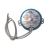 Micro moteur synchrone de haute qualité 208-230/240V AC étanche 15/18 tr/min conception à aimant Permanent monophasé fermé 4W évalué