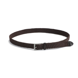 Ceinture tressée en corde cirée marron café avec boucle ardillon en cuir PU pour homme – Plusieurs tailles – Collection Automne 2025 - Product Image 5