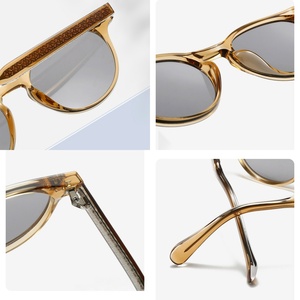 Wholesale Factory Stock <b>Retro</b> Round Frame Outdoor UV Protection Fashion <b>Sunglasses</b> TR Propionate Pin Hinge Unisex Vintage - Product Image 5