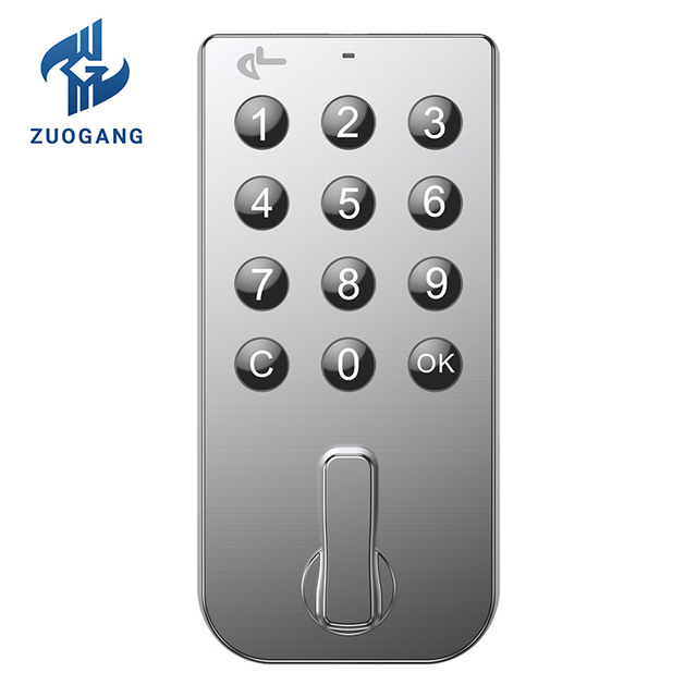 Smart Modern Electronic Digital Door Lock with Key Zinc Material Keypad Password Code Furniture Style