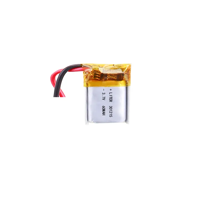 Batterie Rechargeable de haute qualité, petite batterie lipo, 301215 3.7v 60mah