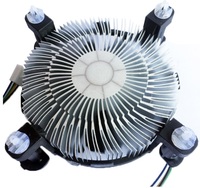 Ventilateur de refroidissement CPU LGA775 1150 1151 1155 1156 115x 1200 à prix d'usine, ventilateur PWM 3P 4 broches, TDP 55W, compétitif, pas cher, en stock