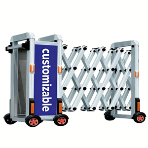 Cancello Retrattile Manuale Zhanjiang, Barriera Espandibile per Controllo Folla, Recinzione a Fisarmonica per Stazioni della Metropolitana e Aeroporti - Product Image 1