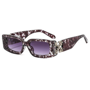 Nuevas <span class=keywords><strong>Gafas</strong></span> de Sol Cuadradas Versátiles de Moda, Protección UV400, Estilo Europeo Americano, Montura Pequeña, Unisex - Product Image 5
