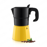 Cafetière Emode au design unique en forme de diamant, en aluminium, résistante à la chaleur, pour la cuisine