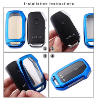 Étui de clé de voiture en Tpu souple avec couverture complète, jolie coque pour porte-clés de véhicule KIA Sportage R GT stinto, Sorento Cerato, 2018, 2019, 2020