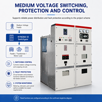 Panneau de protection de transformateur intérieur métallique KYN28A-12 avec disjoncteur sous vide et barre omnibus en cuivre