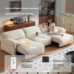Canapé-lit télescopique électrique intelligent haut de gamme pour salon moderne, canapé multifonctionnel - Product Image 4