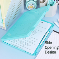 Carpeta de Archivos de Plástico A4 YUZMEI, Portapapeles con Clip, Caja de Almacenamiento de Papel para Cartas, Carpeta de Presentación con Clip
