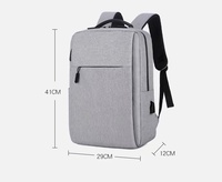 Sac à dos d'ordinateur portable avec chargeur USB pour homme, cartable d'école, nouvelle collection 2022