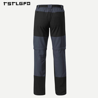 Pantalon technique convertible pour homme, style alpinisme, multi-poches, cordon de serrage réglable, résistant à l'eau
