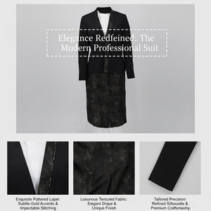 Blazer para Mujer Personalizado OEM ODM, Ropa de Trabajo, Blazers Elegantes para Mujer - Product Image 4