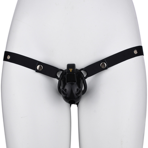 Nuovo rosa nero di plastica diavolo maschio dispositivo di castità schiavo pene gabbia di Bondage cazzo di blocco giocattoli per giochi sessuali per adulti - Product Image 5