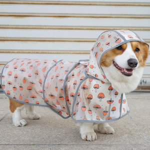 Impermeabile per Cani di Taglia Grande in PU, Design Innovativo, Traspirante con Strisce Riflettenti, per Teddy, Corgi, Golden Retriever, Uso Esterno - Product Image 4