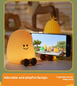 Silicone Warm <b>Light</b> & Colorful <b>Light</b> Potato Silicone Night <b>Light</b> for Baby Kids Nursery and Bedroom <b>Sleep</b> table <b>Light</b> - Product Image 6