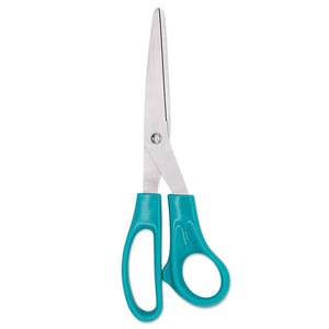 Yangjiang Stainless Steel Straight Tip Office Scissors Green Home Use Bulk Pack - Product Image 4