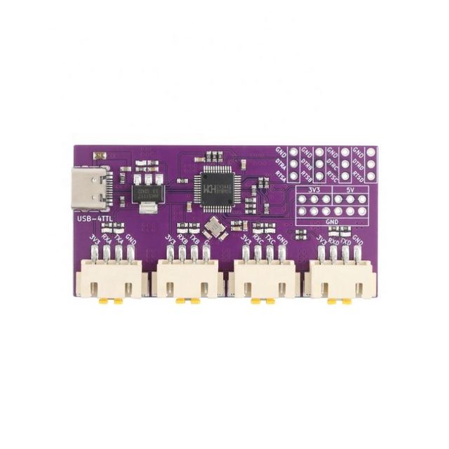 Newrj  4/8 Channels Ways Ttl Serial Port Usb Type-C Interface 6Mbps High-Speed Ch344 Ch348 Chip Communication Conversion Module