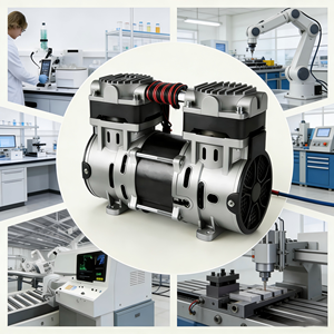 Cabezal de Bomba de Compresor de Aire de Pistón sin Aceite HC280A, 20L/min, 700Kpa, Portátil, Motor de 340W para Equipo Médico Dental - Product Image 3
