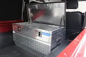 Chest Truck Boxes Tool Cabinet 1.5mm Aluminum Checker Plate Tool Box For Pickup