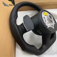 VENTE FLASH Accessoires de voiture Volant sport en cuir pleine fleur pour Audi S6 S7 A4 A5 A6 A7 Q3 Q5 A3 S3 S8 R8 Volant de voiture