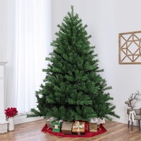 Vente directe transfrontalière : Arbre de Noël artificiel en PVC en forme de V, luxueux, écologique, ignifuge et très demandé