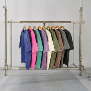 Camiseta Casual de Algodón Puro de 230 g/m², Estilo Retro, Holgada, Estampada, de Manga Corta, Alta Calidad, al por Mayor para Hombre y Mujer - Product Image 1