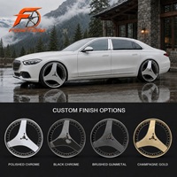 Jantes de voiture de course forgées chromées en forme de lame, compatibles avec Mercedes, BMW, Benz, Audi, Rolls Royce, chrome 5x114.3 5x112 17 18 19 20 pouces