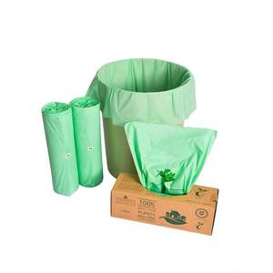 Bolsas de Basura Ecológicas Desechables de PE para Cocina, Bolsas de Basura para Sofá, Rollo de Bolsas de Basura con Cordón, 13 Galones, para el Hogar - Product Image 2