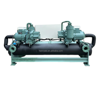 Nouvelle unité de réfrigération de refroidisseur ASCCW-60Z refroidie à l'eau de 120hp pour la chambre froide de compresseur de vis dans les industries et l'utilisation de ferme