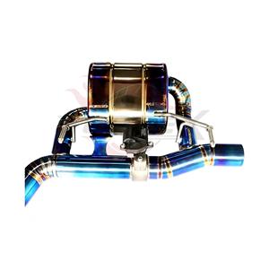 Sistema de Escape Catback con Válvulas Vortex Titanium Blue para Dodge Challenger 3.6L V6 con Silenciadores Laterales Dobles y Salidas Dobles - Product Image 4