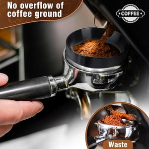 Espresso-Tools-Set: Kaffeetamper mit Skalenlinie, Aluminiumlegierung, Kaffeepulvernadel, Tampermatte und Dosierring - Product Image 3