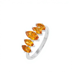 Citrine <b>Ring</b> in 925 Sterling <b>Silver</b> - Product Image 1