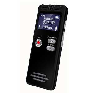 Grabadora de Voz HD con Cancelación de Ruido, Dictáfono con Almacenamiento de 96 Horas, Grabadora de Voz Digital con Reproductor WAV y MP3 - Product Image 3