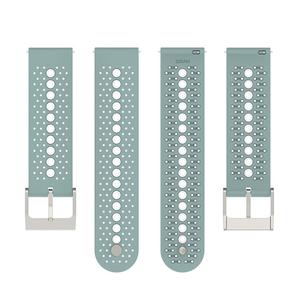 สายรัดข้อมืออัจฉริยะระบายอากาศได้ดีสำหรับ <span class=keywords><strong>Suunto</strong></span> <span class=keywords><strong>9</strong></span> <span class=keywords><strong>Peak</strong></span> 22มม. 20มม. สายนาฬิกาซิลิโคนสีคู่ - Product Image 6