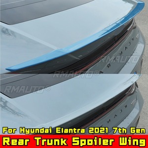 Aileron de coffre arrière, aileron de toit arrière compatible avec Hyundai Elantra 2021 7ème génération, kit carrosserie, accessoires auto - Product Image 4